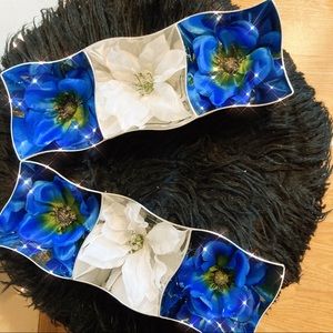 Blue and holiday decor